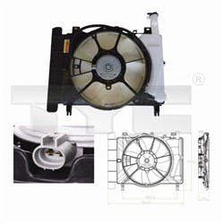 Fan, engine cooling TYC 836-0018_0