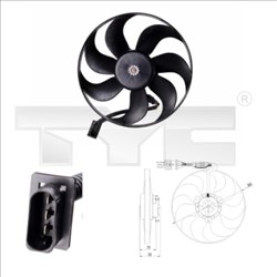Fan, engine cooling TYC 837-0002_0