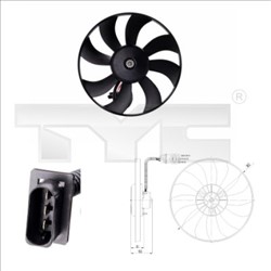Fan, engine cooling TYC 837-0020_0