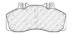 Brake Pad Set, disc brake FCV879