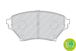 Brake Pad Set, disc brake FDB1600_2