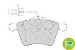 Brake Pad Set, disc brake FDB1654_2