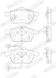 Brake Pad Set, disc brake FDB1717_2
