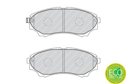 Комплект гальмівних колодок, дискове гальмо FERODO FDB1817_2