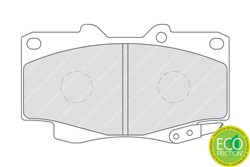 Brake Pad Set, disc brake FDB1852_2