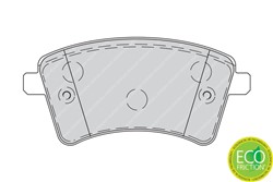 Brake Pad Set, disc brake FDB4256_2