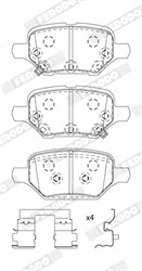Brake Pad Set, disc brake FDB5215_1