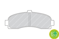 Brake Pad Set, disc brake FDB859_2