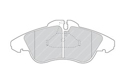 Комплект тормозных колодок, дисковый тормоз FERODO FVR1038_2