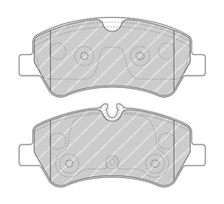 Brake Pad Set, disc brake FVR5075_1