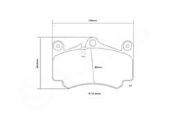 Brake pads - tuning HP2 07.B314.16 front_2