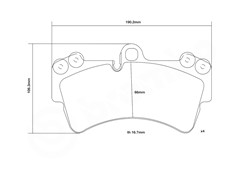 Brake pads - tuning HP2 07.B314.20 front_2