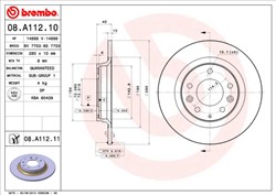 Bremžu disks BREMBO 08.A112.11 (pārdošanas vienība - 1 gab.)_2