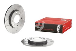 Brake disc Max (1 pcs) rear L/R fits CITROEN SAXO, XSARA, XSARA/HATCHBACK, ZX; PEUGEOT 106 II, 206, 207, 306_2