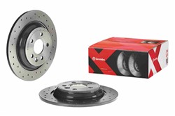 Brake disc Xtra (1 pcs) rear L/R fits VOLVO S60 II, S80 II, V60 I, V70 III, V70 III/KOMBI, XC70 II_1