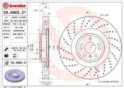 Bremžu disks BREMBO 09.A960.21 (pārdošanas vienība - 1 gab.)_2