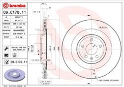 Bremžu disks BREMBO 09.C170.11 (pārdošanas vienība - 1 gab.)_2