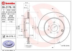 Bremžu disks BREMBO 09.C178.11 (pārdošanas vienība - 1 gab.)_2