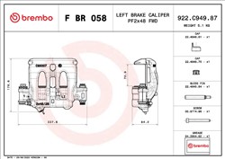 BREMBO Pidurisadul F BR 058_1