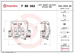 Brake caliper F BR 062_1