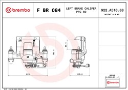 Brake caliper F BR 084_1