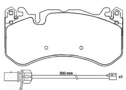 Brake Pad Set, disc brake P 50 127_0