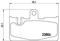 Bremžu kluču komplekts BREMBO P 83 059