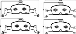 Brake pads - tuning Xtra P 85 164X front_1