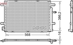 Kliimasüsteemi kondensaator DENSO DCN02039
