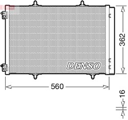 Kliimasüsteemi kondensaator DENSO DCN07061