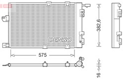 Kliimasüsteemi kondensaator DENSO DCN20038