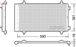 Air conditioning condenser DCN21018