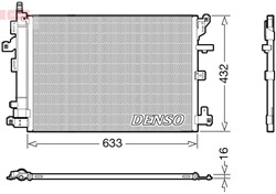 DENSO Kliimasüsteemi kondensaator DCN33012