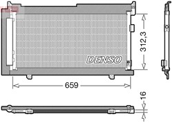 Kliimasüsteemi kondensaator DENSO DCN36006