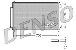 DENSO Kliimasüsteemi kondensaator DCN40002_0