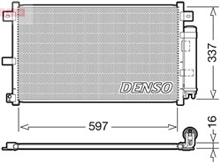 Kondicionieriaus radiatorius DENSO DCN44001