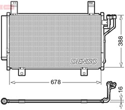 Air conditioning condenser DCN44009