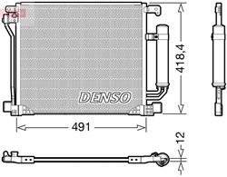 Kondensators, Gaisa kond. sistēma DENSO DCN46025_0