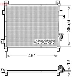 Kondicionieriaus radiatorius DENSO DCN46031