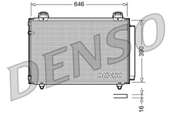 DENSO Kliimasüsteemi kondensaator DCN50024_2