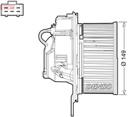 Interior Blower DEA32005