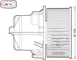 Interior Blower DEA33002