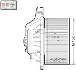 Interior Blower DEA41015