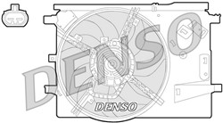 Вентилятор радіатора DENSO DER09053