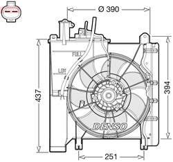 Fan, engine cooling DER21023