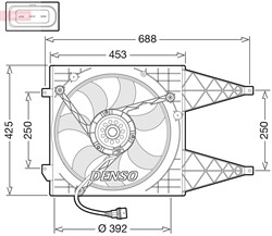 Fan, engine cooling DER32016