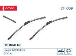 Pióro wycieraczki Flat Blades DF-009 bezprzegubowe 600/450mm (2 szt.) przód_3