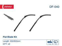 Pióro wycieraczki Flat Blades DF-040 bezprzegubowe 650mm (2 szt.) przód_3