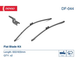 Pióro wycieraczki Flat Blades DF-044 bezprzegubowe 650/400mm (2 szt.) przód_3