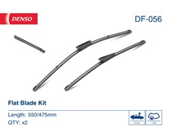 Kojamees Flat Blades DF-056 liitetu 550/475mm (2 tk) Esiosa_3